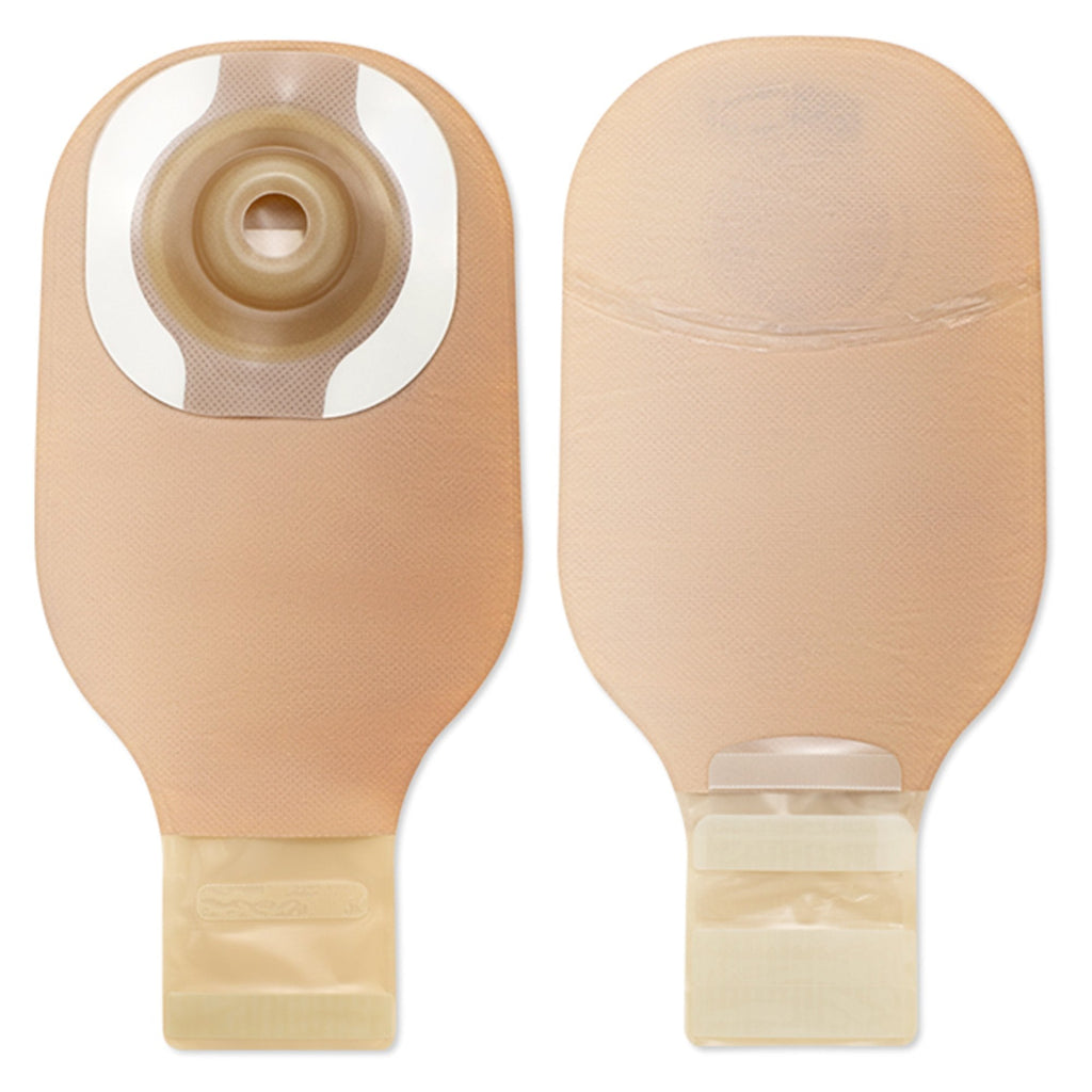 PremierÂª One-Piece Drainable Beige Filtered Ostomy Pouch, 12 Inch Length, 3/4 Inch Stoma