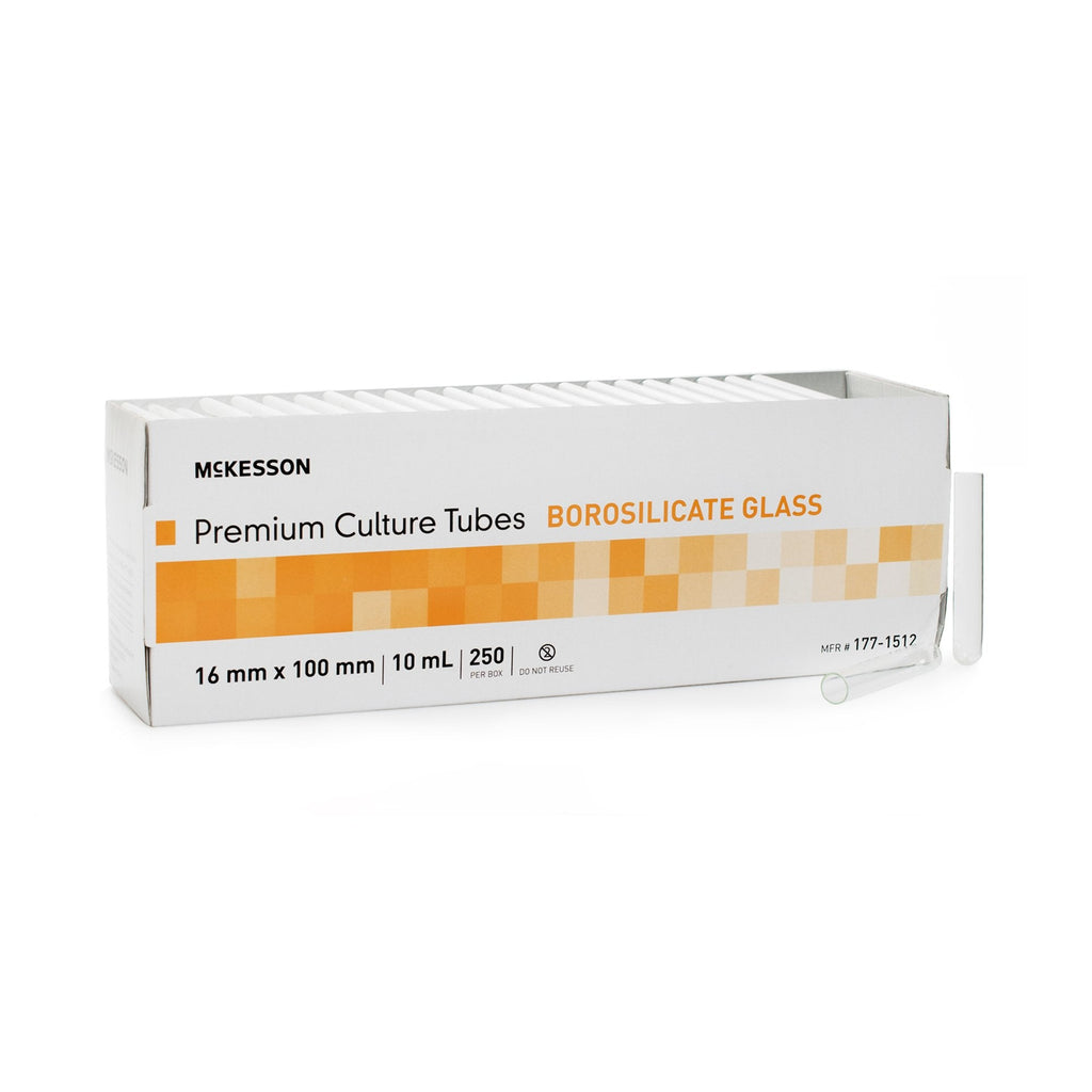McKesson Plain Glass Test Tube, 16 x 100 mm