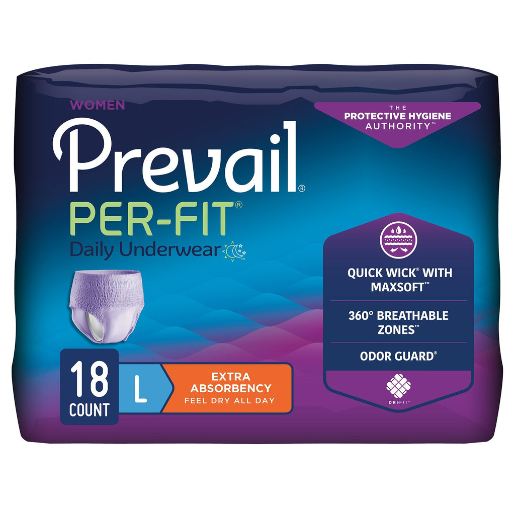 PrevailÂ® Per-FitÂ® Women Extra Absorbent Underwear, Large