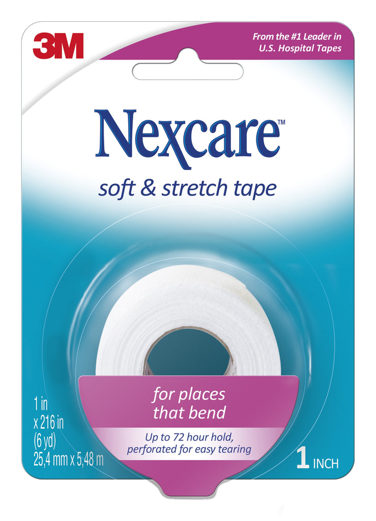3Mâ„¢ Nexcareâ„¢ Fabric Medical Tape, 1 Inch x 6 Yard, White