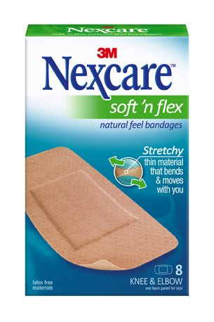 Nexcareâ„¢ Soft 'n Flex Tan Adhesive Strip, 2 x 4 Inch