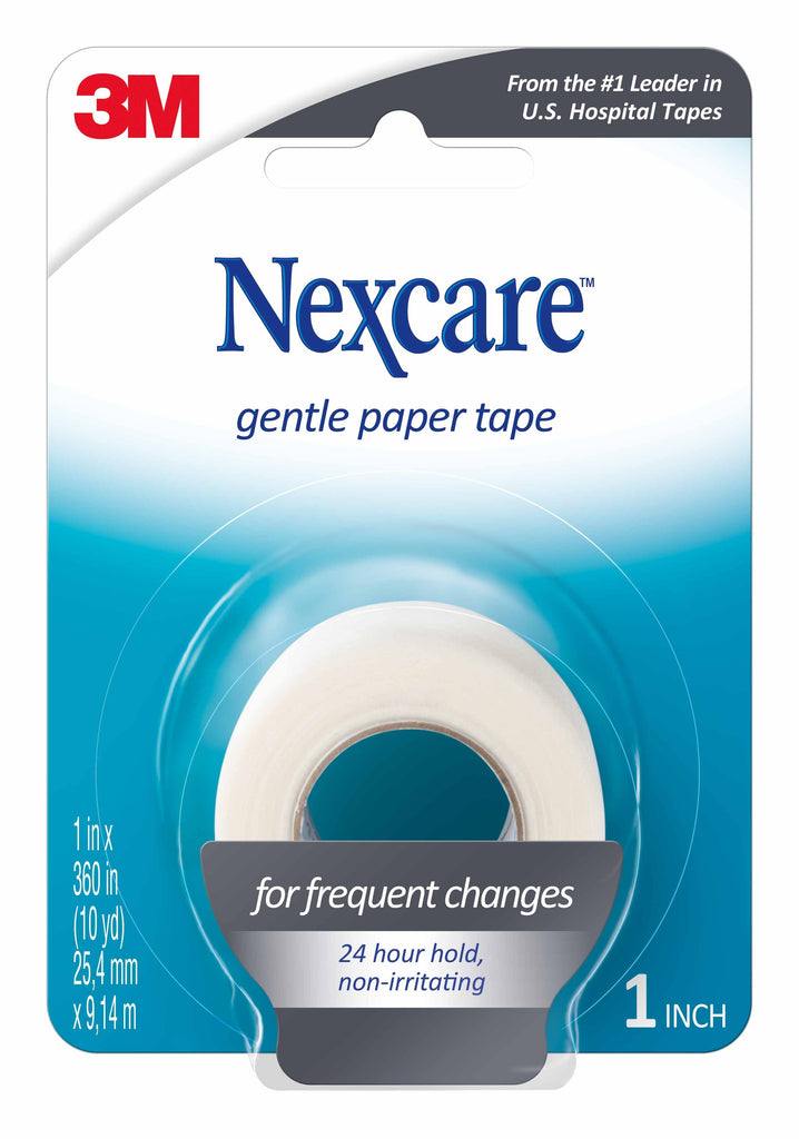 3Mâ„¢ Nexcareâ„¢ Paper Medical Tape, 1 Inch x 10 Yard, White