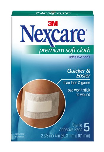 Nexcareâ„¢Premium White Adhesive Dressing, 2-3/8 x 4 Inch