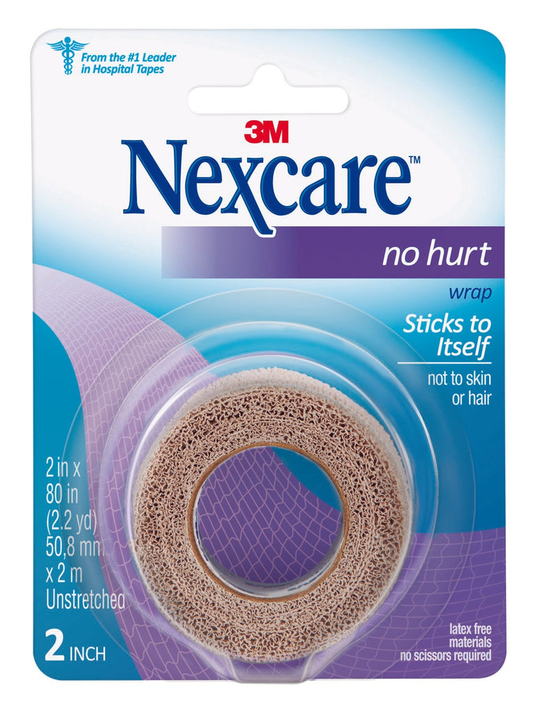 3MÂª NexcareÂª No Hurt Hypoallergenic Material Medical Tape, 2 x 80 Inch, Tan