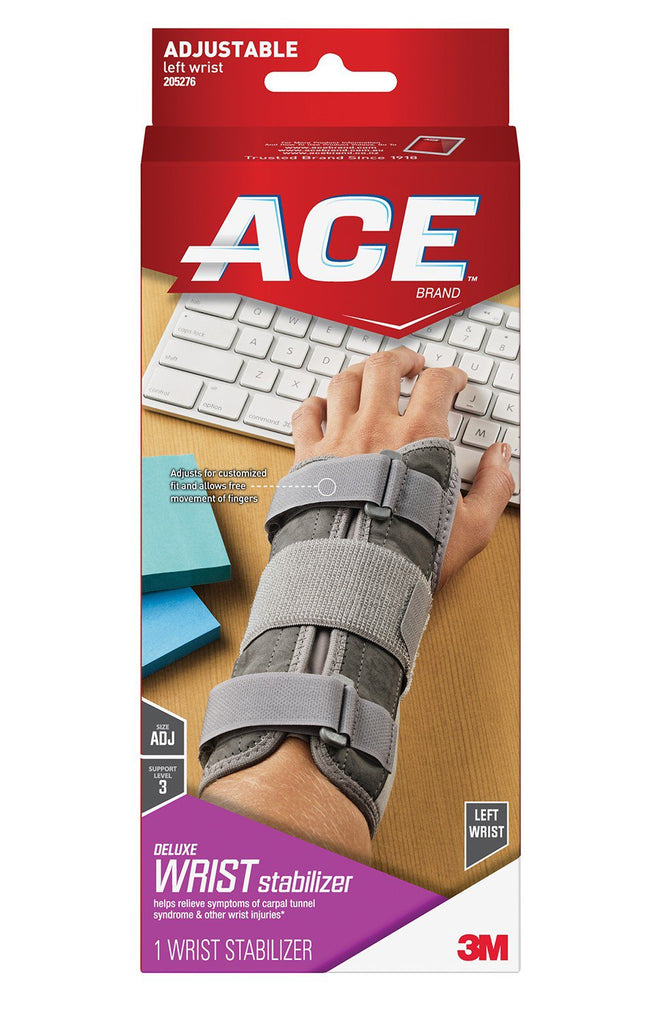3Mâ„¢ Aceâ„¢ Wrist Brace, Gray