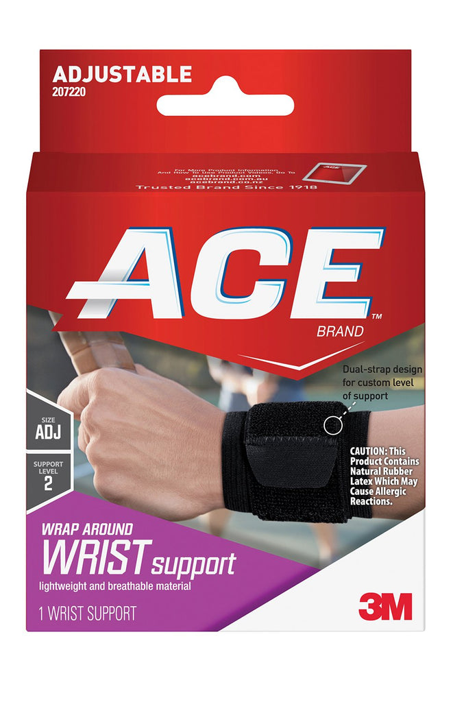 3Mâ„¢ Aceâ„¢ Low-Profile Left- or Right-Hand Wrist Support with Wraparound Cotton