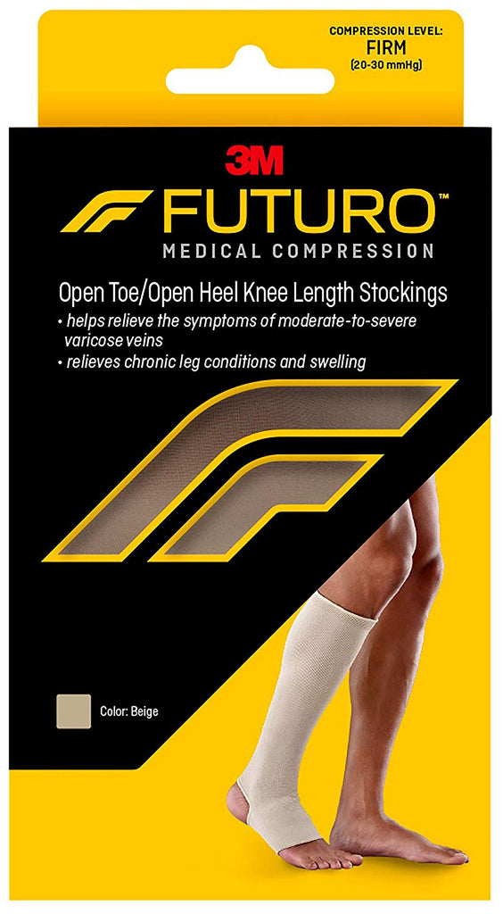 3Mâ„¢ Futuroâ„¢ Compression Stockings, Medium, Beige