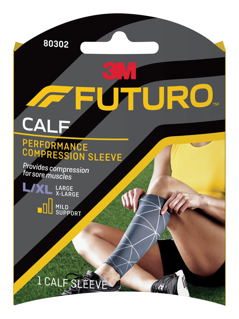 3Mâ„¢ Futuroâ„¢ Performance Compression Calf Sleeve, Large / Extra Large