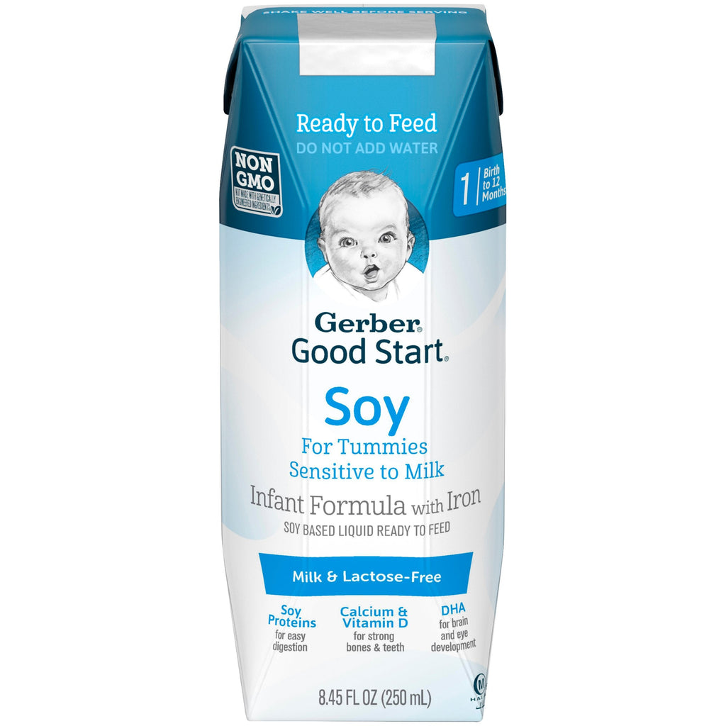 GerberÂ® Good StartÂ® Soy Ready to Use Infant Formula, 8.45 oz. Carton
