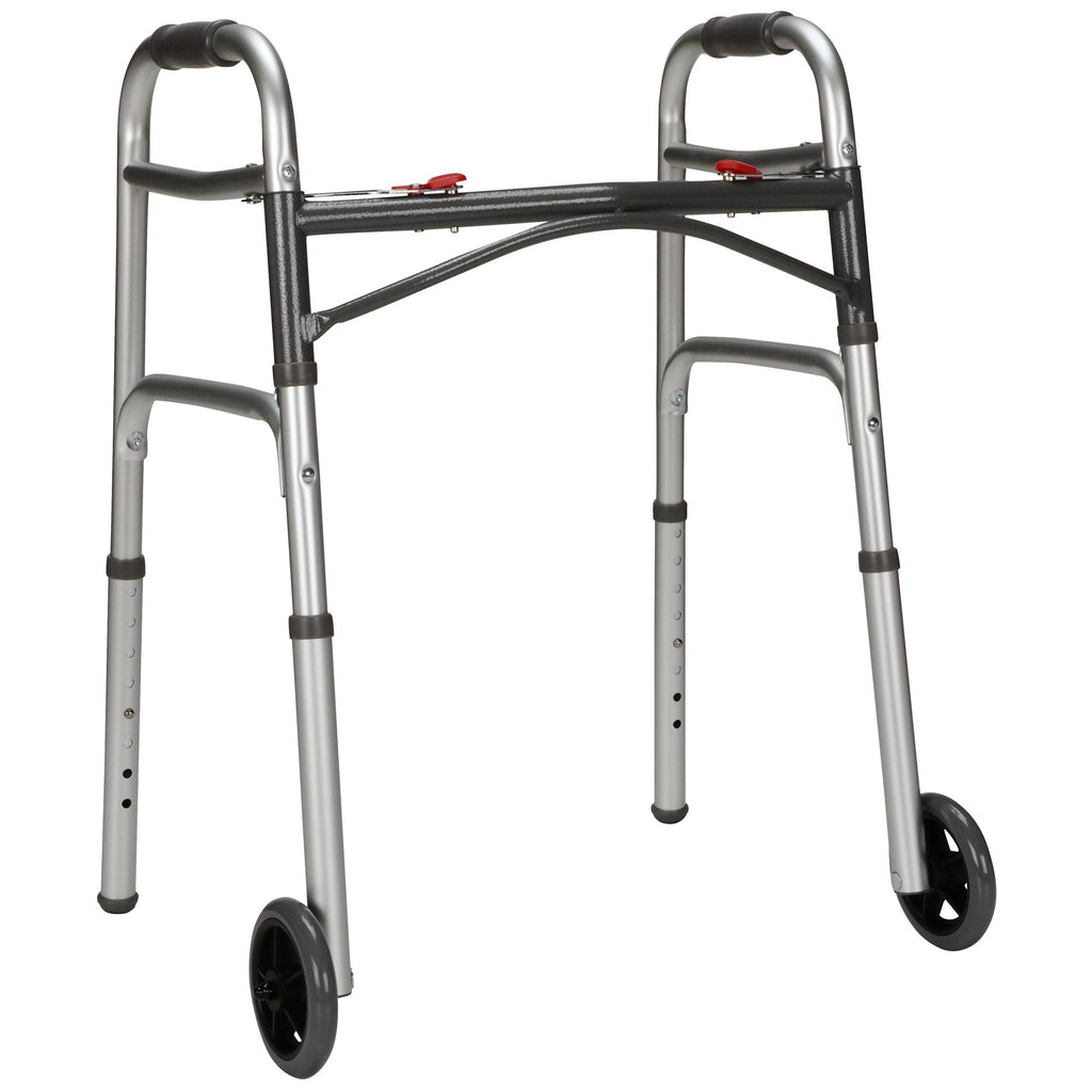 McKesson Aluminum Folding Walker, 25 Ã 32_ Inch Height