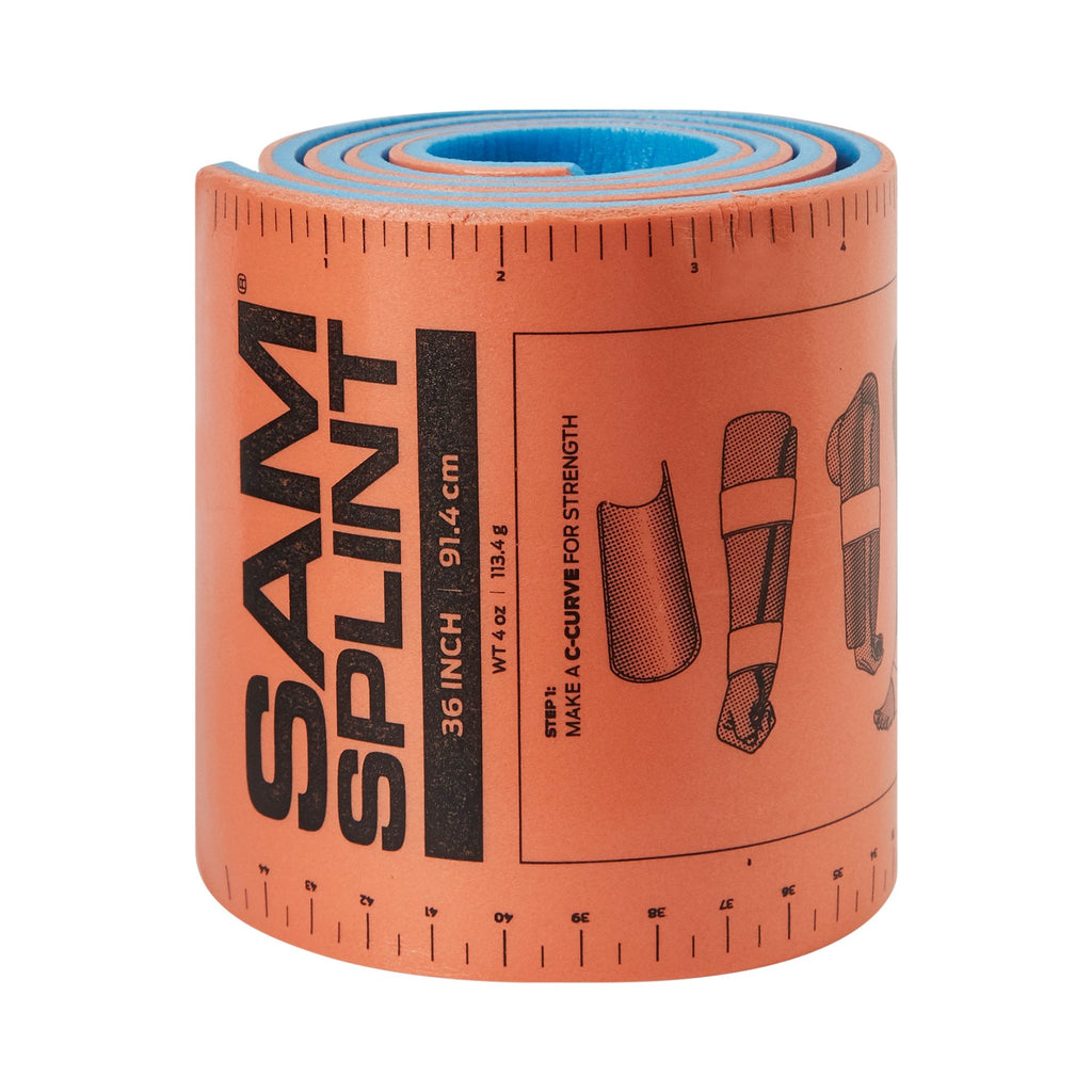 McKesson SAMÂ® Orange/Blue Foam/Aluminum Moldable Splint, 36 Inch