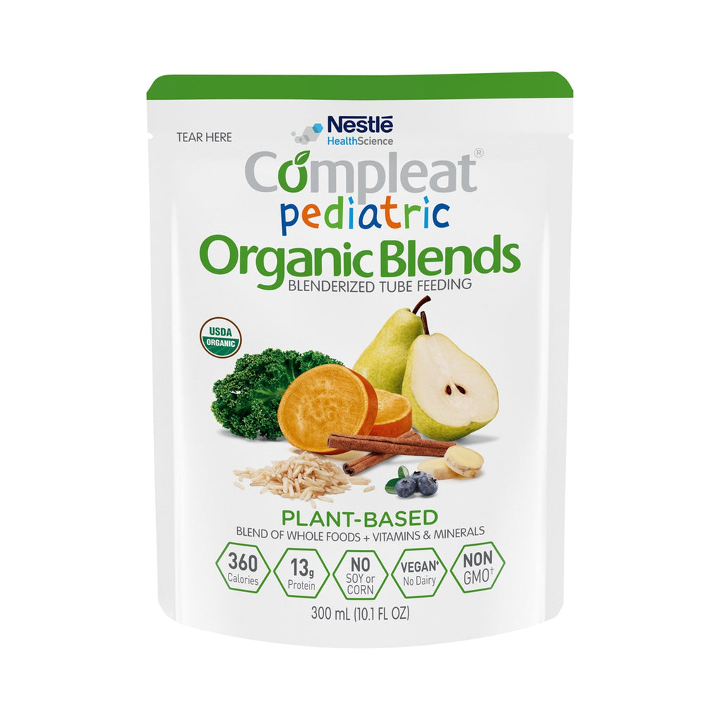Nestle CompleatÂ® Pediatric Organic Blends, Tube Feeding Formula, Plant-Based, Non-GMO