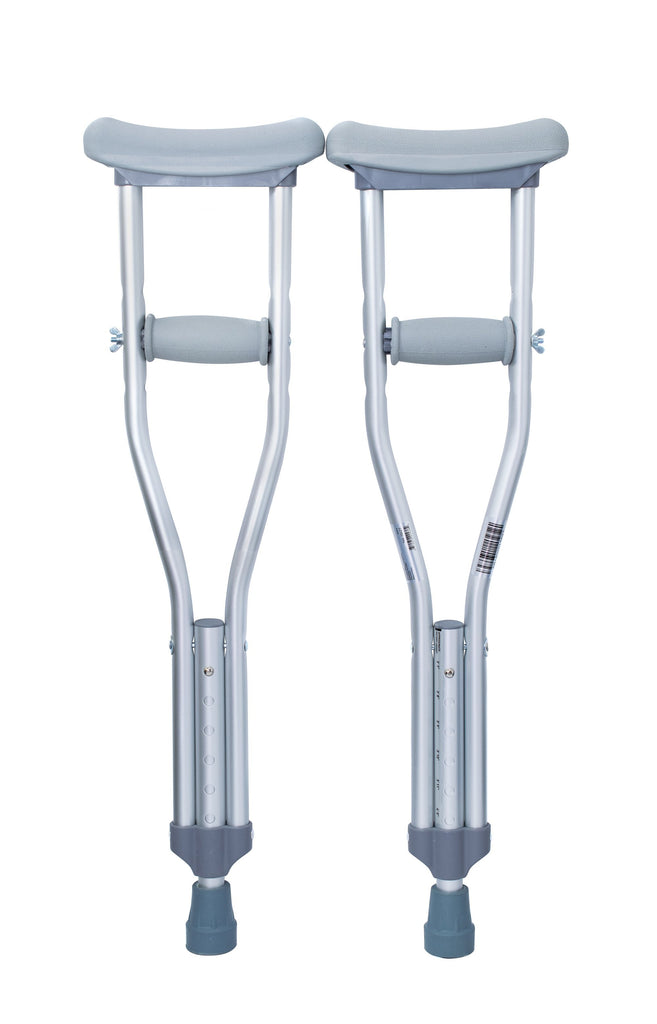 McKesson Underarm Crutches, 26 â€“ 34 Inch Height
