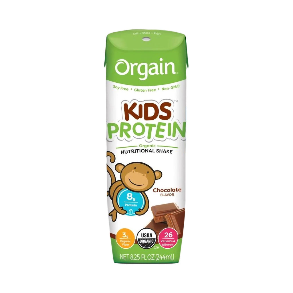 OrgainÂ® KidsÂ® Protein Organic Nutritional Shake Chocolate Pediatric Oral Supplement, 8.25 oz. Carton