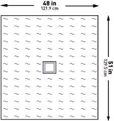 McKesson Surgical Ophthalmic Drape, 48 x 51 Inch