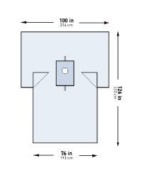 McKesson Breast Drape, 100 x 76 x 126 Inch