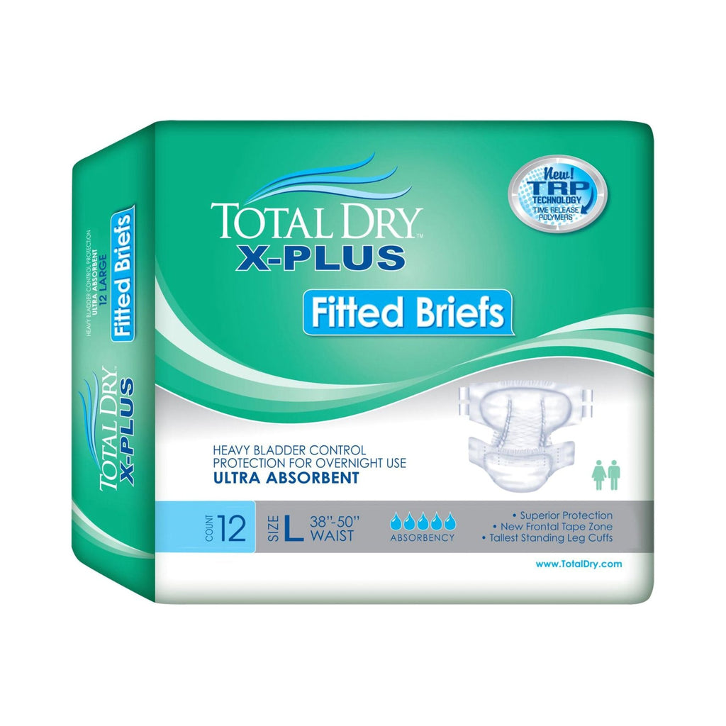Total Dryâ„¢ X-Plus Ultra Absorbent Incontinence Brief, Extra Large