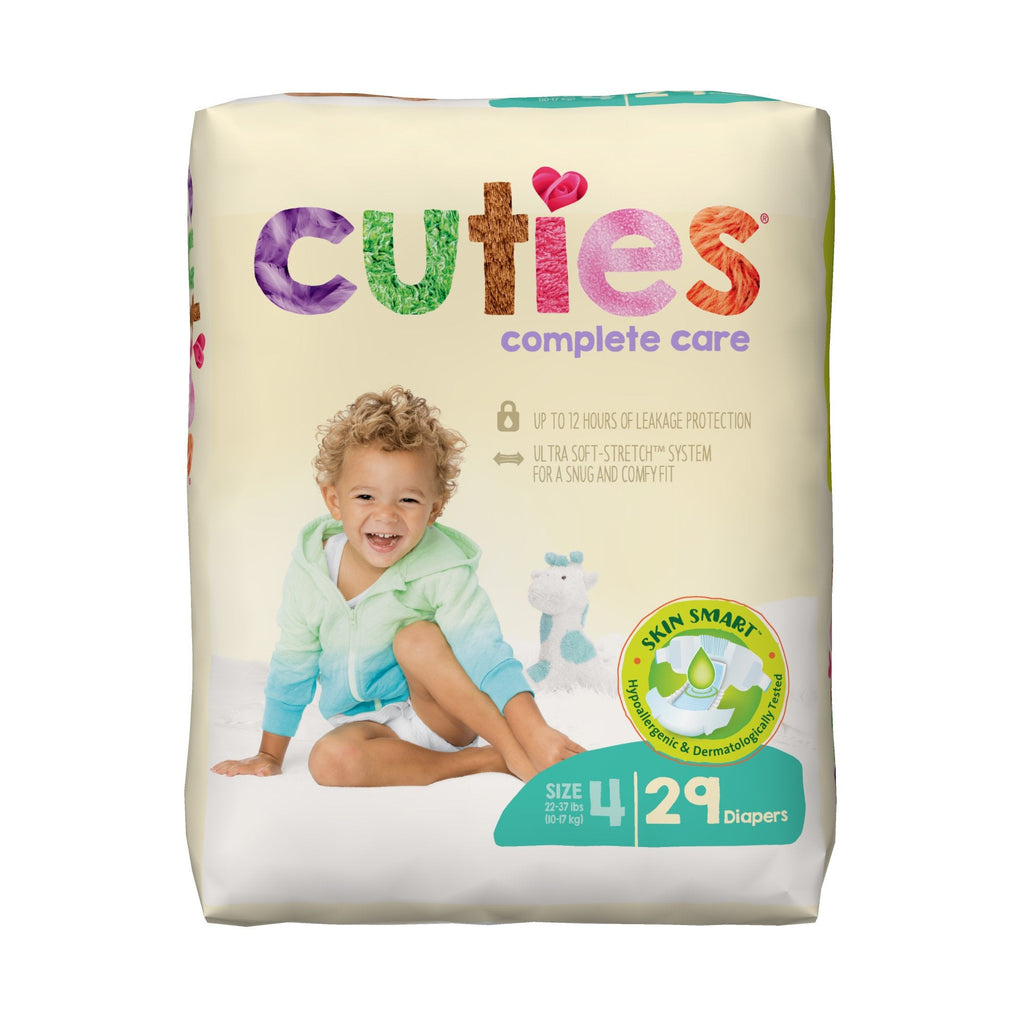CutiesÂ® Complete Care Diaper, Size 4, 29 per Package