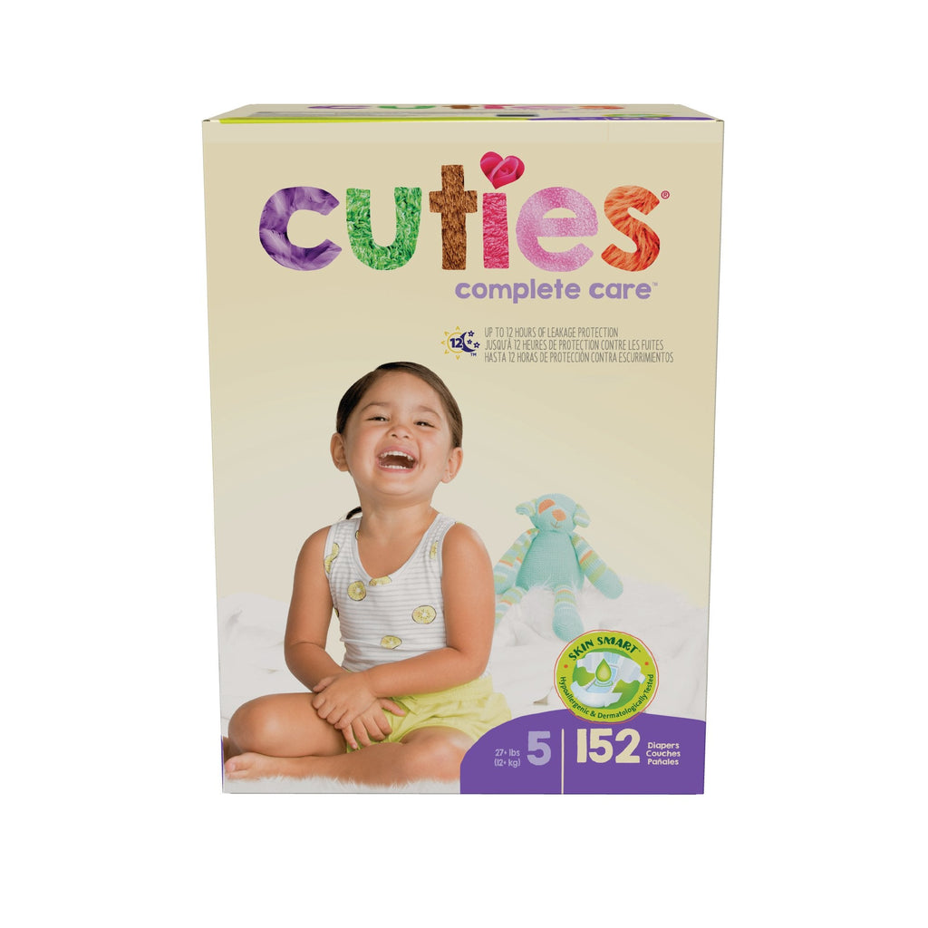 CutiesÂ¨ Complete Care Diaper, Size 5, 152 per Box