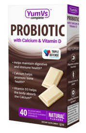 YumVs White Chocolate Probiotic Dietary Supplement