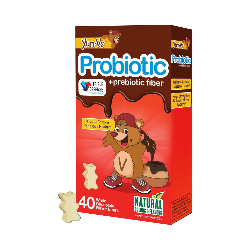 YumVs White Chocolate Probiotic Dietary Supplement for Children