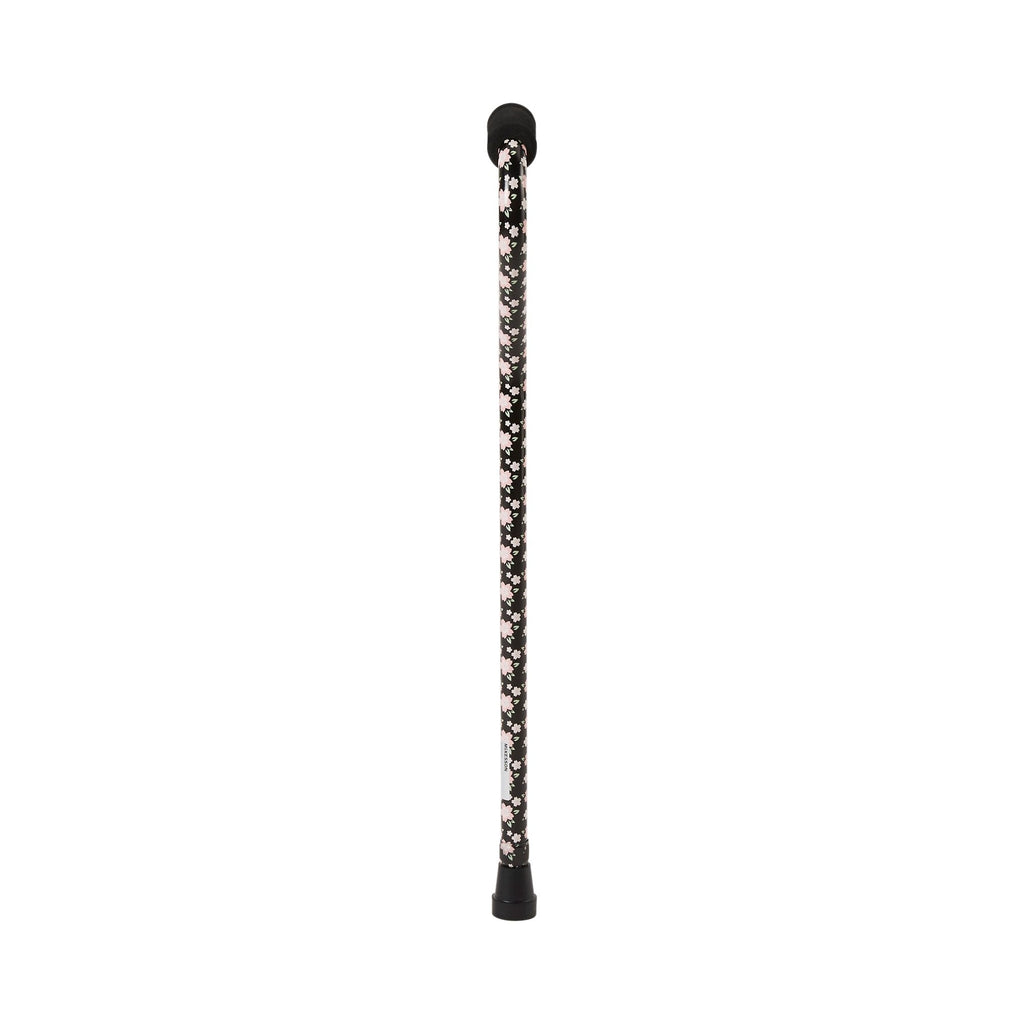 McKesson Pink Floral Offset Cane, Aluminum, 30 â€“ 39 Inch Height