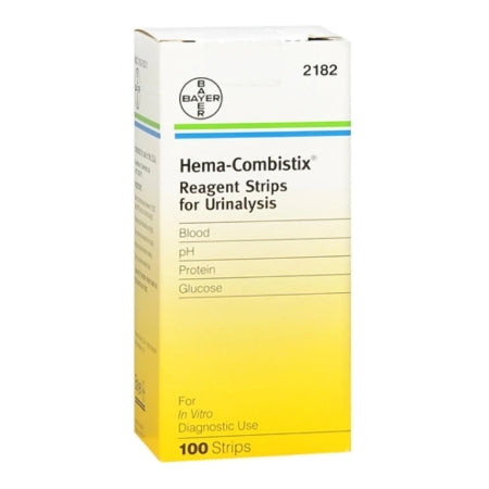 Regent Strips Hema-Combistix® Blood, Glucose, pH, Protein 100 per Bottle