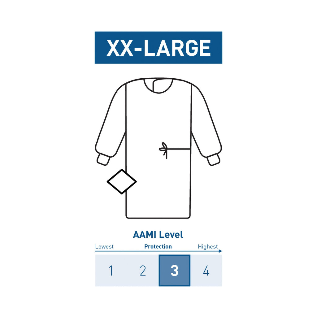 McKesson Non-Reinforced Surgical Gown with Towel, 2X-Large