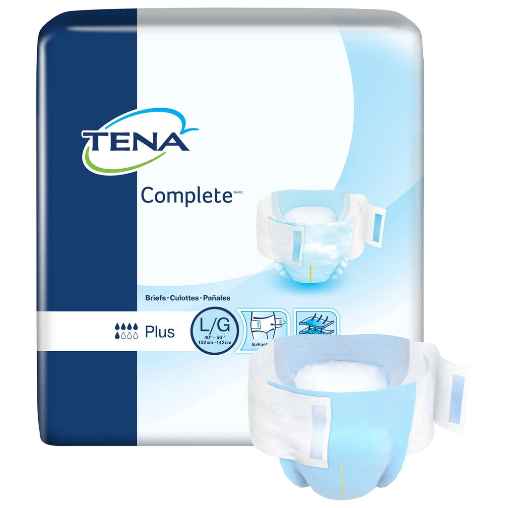 TenaÂ® Completeâ„¢ Plus Incontinence Brief, Large