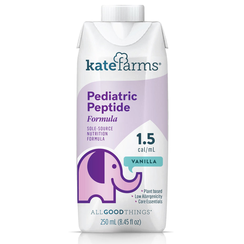 Kate FarmsÂ® Pediatric Peptide 1.5 Vanilla Pediatric Oral Supplement / Tube Feeding Formula, 8.5 oz. Carton