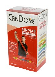 CanDoÂ¨ Exercise Resistance Band, Red, 5 Inch x 5 Foot, Light Resistance