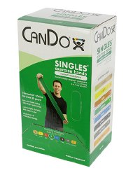 CanDoÂ¨ Exercise Resistance Band, Green, 5 Inch x 5 Foot, Medium Resistance