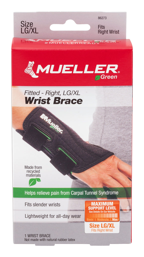 Mueller® Green Wrist Brace, Large / X-Large
