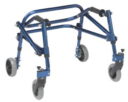 Nimbo Aluminum Posterior Walker with Seat, 28 Ã 36 Inch Height