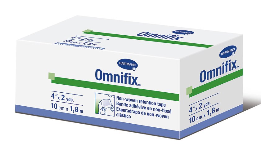 OmnifixÂ® Nonwoven Dressing Retention Tape, 4 Inch x 2 Yard, White