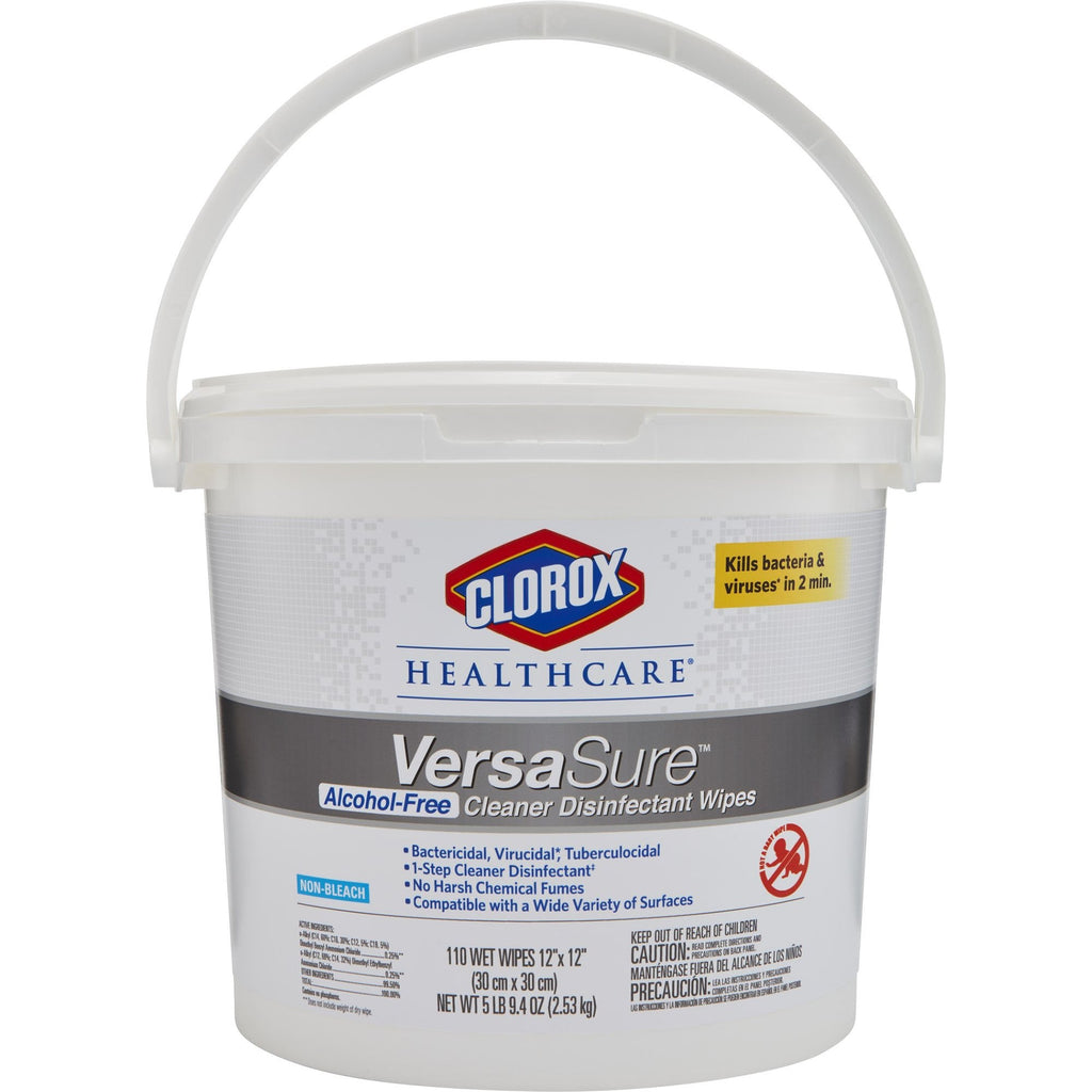 Clorox HealthcareÂ® VersaSureÂ® Cleaner Disinfectant Wipes, Bucket