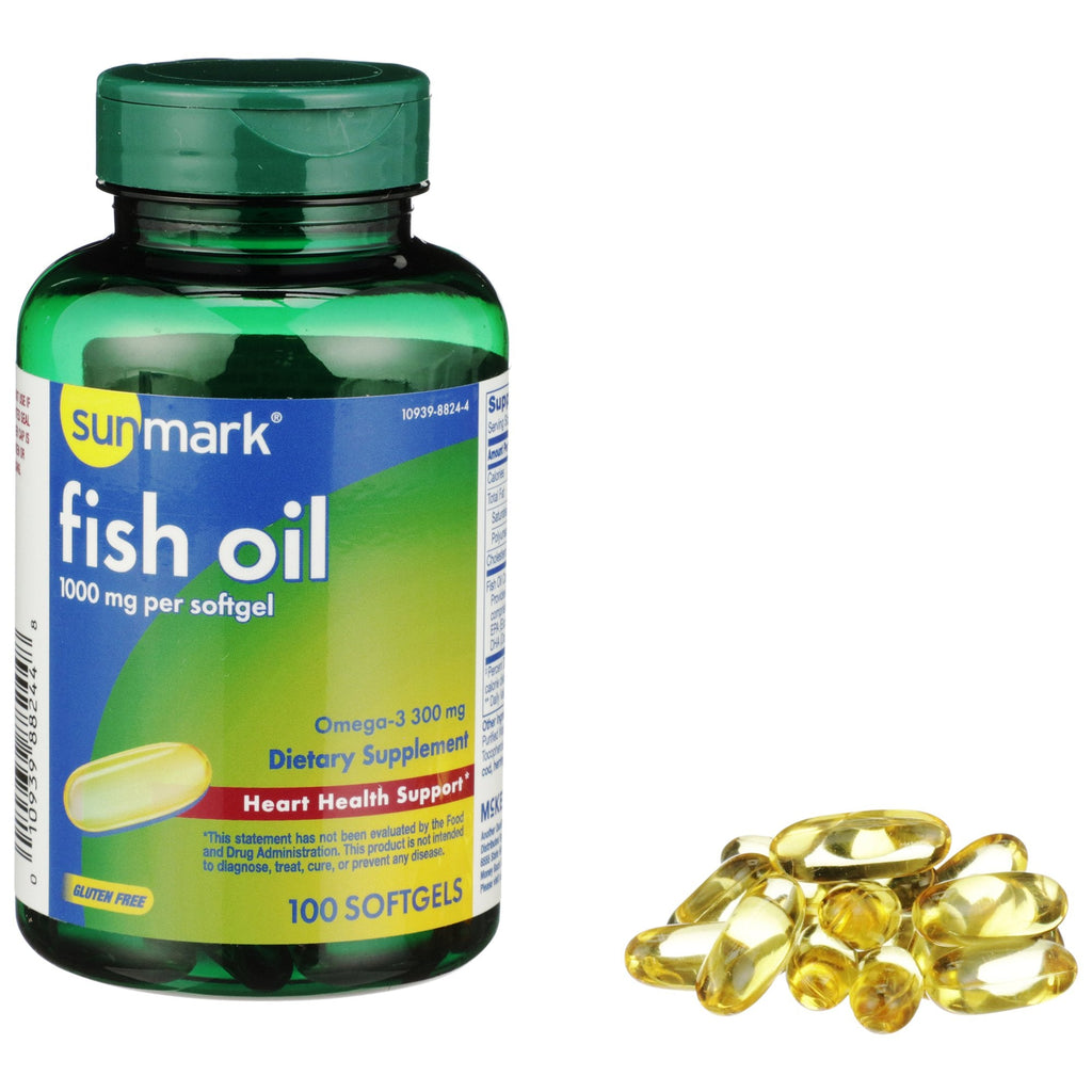 sunmarkÂ¨ 1000 mg Strength Fish Oil Omega-3 Supplement