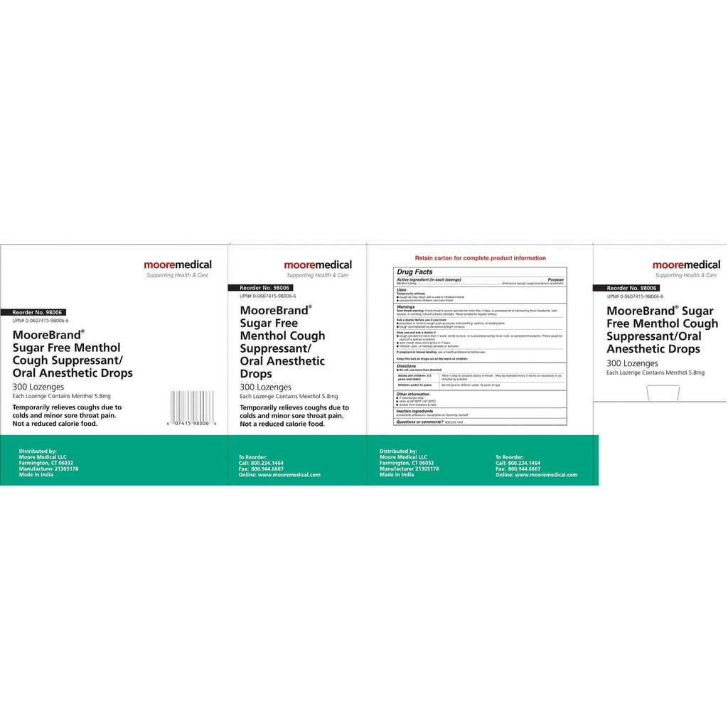 MooreBrandÂ® Menthol Cold and Cough Relief