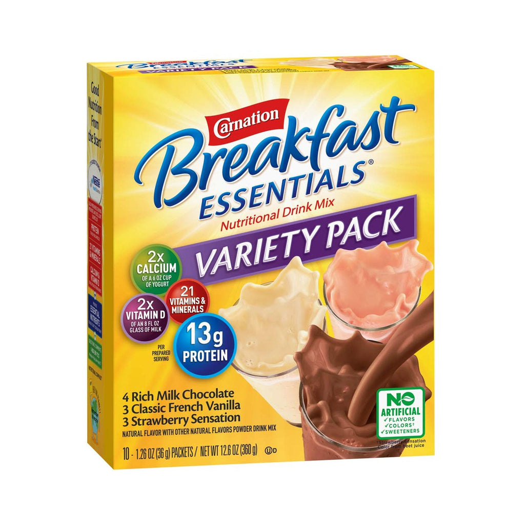 Carnation Breakfast EssentialsÂ® Variety Oral Supplement, 1.26 oz. Individual Packet