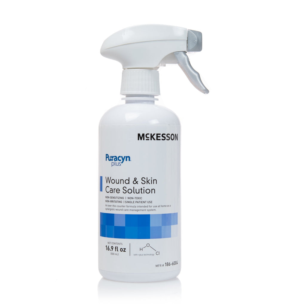 McKesson PuracynÂ® Plus Wound Irrigation Solution, 16.9 oz. Spray Bottle