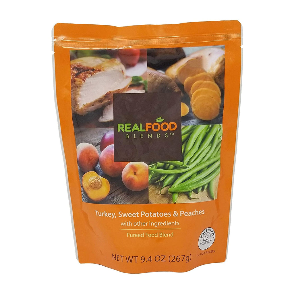 Real Food Blendsâ„¢ Turkey, Sweet Potatoes & Peaches Ready to Use Tube Feeding Formula, 9.4 oz. Pouch