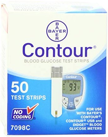 Bayer ContourÂ® Blood Glucose Test Strips
