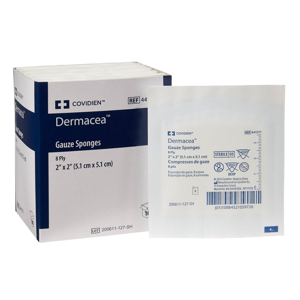 Dermaceaâ„¢ Sterile Gauze sponge, 2 x 2 Inch
