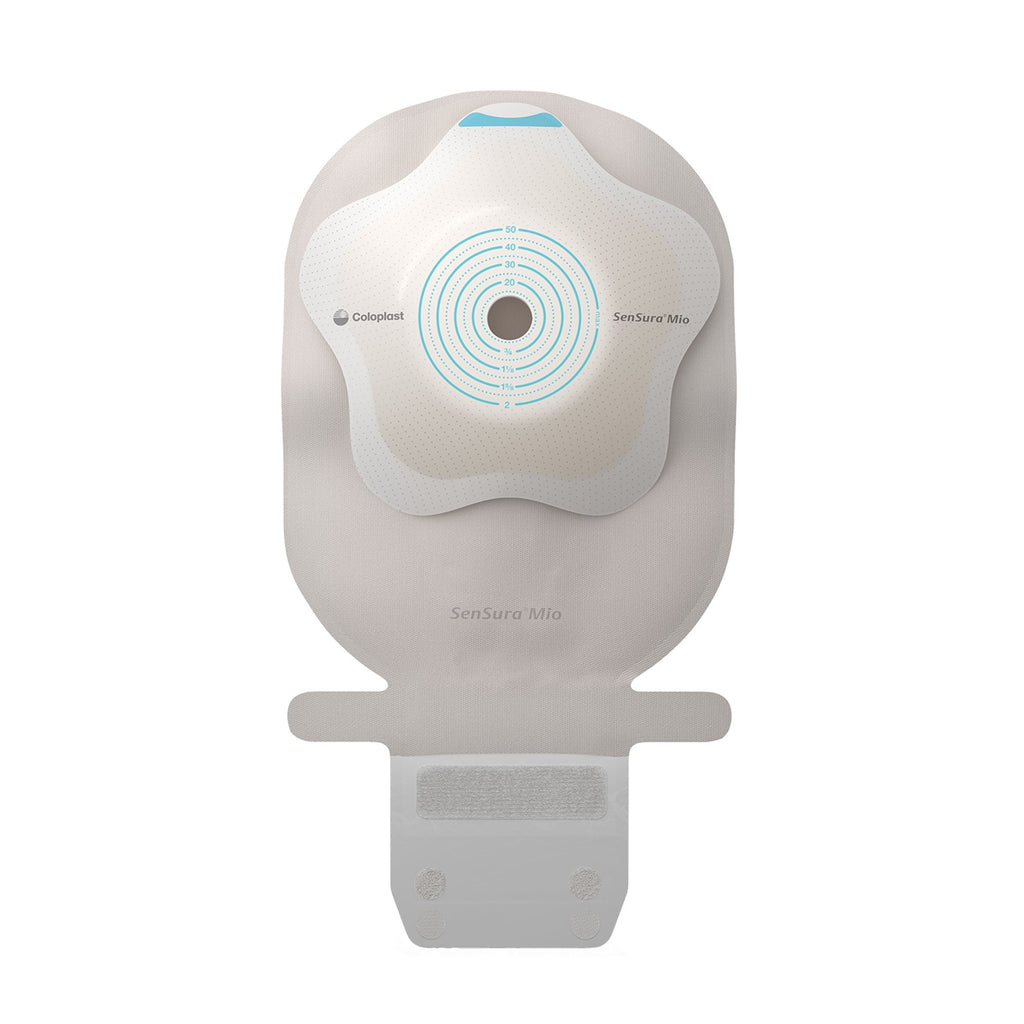 SenSuraÂ¨ Mio Concave One-Piece Drainable Ostomy Pouch, 3/8 to 2-3/8 Inch Stoma