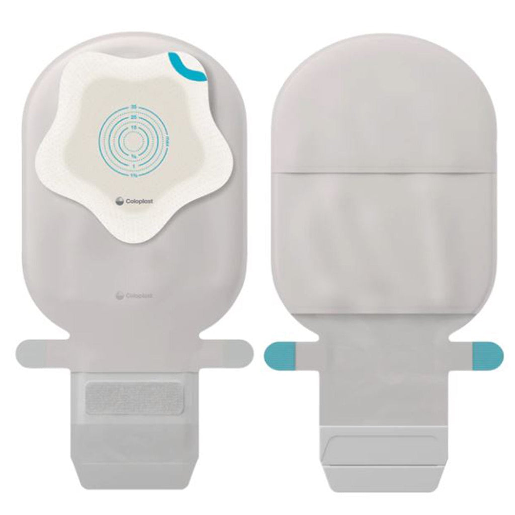 SenSuraÂ¨ Mio Kids One-Piece Drainable Transparent Filtered Ostomy Pouch, Midi Length, 0 to 35 mm Stoma