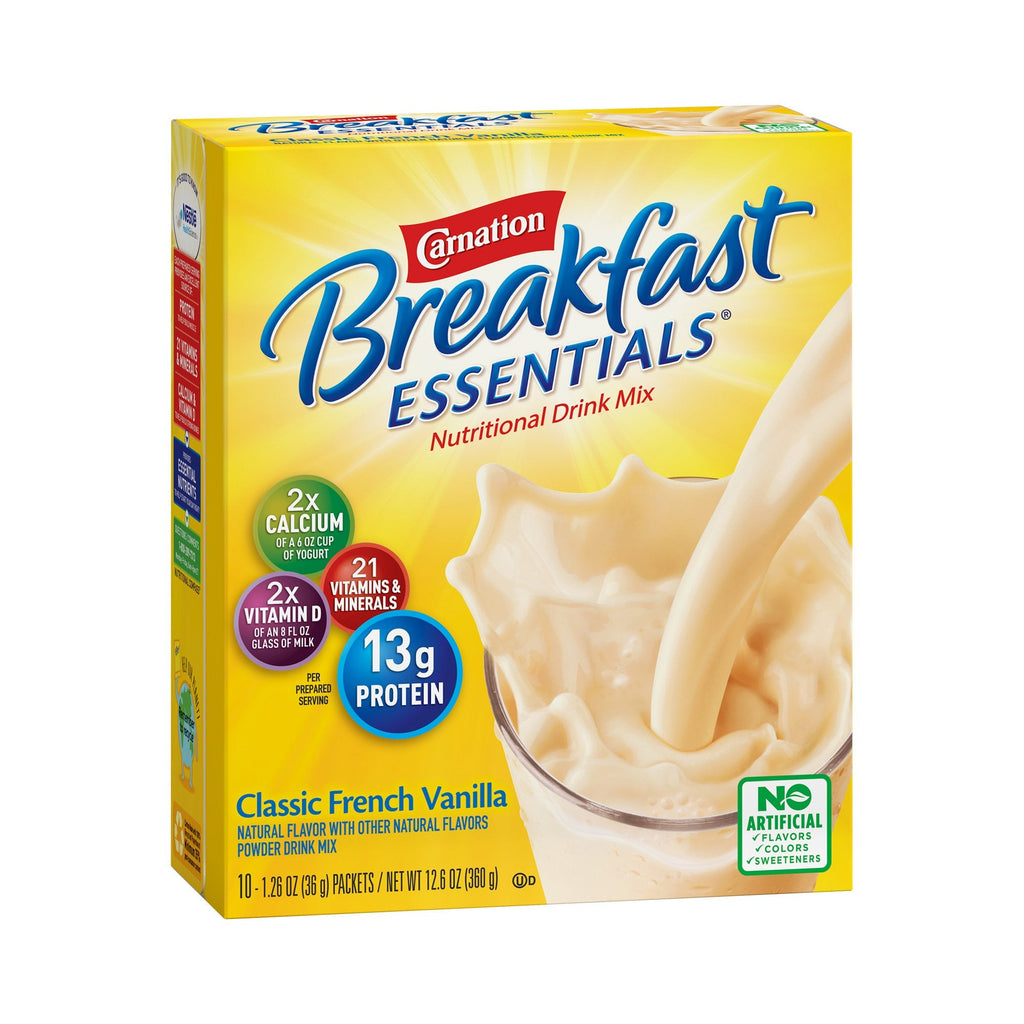 Carnation Breakfast EssentialsÂ® Vanilla Oral Supplement, 1.26 oz. Individual Packet