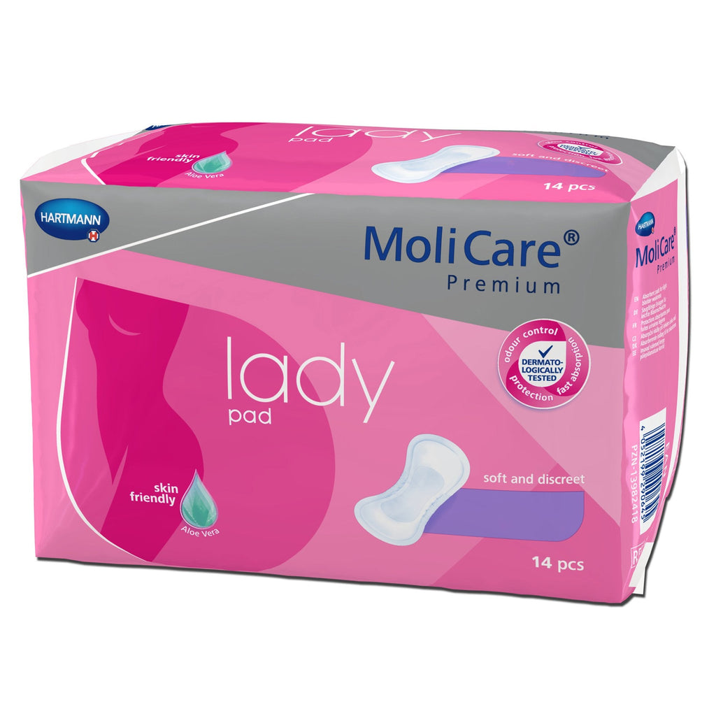 MoliCareÂ® Premium Lady 1 Drop Bladder Control Pad, One Size Fits Most