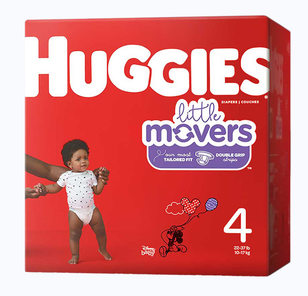 HuggiesÂ® Little MoversÂ® Diaper, Size 4