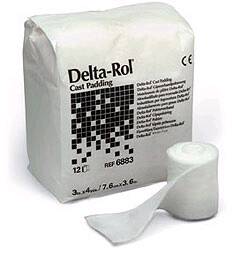 Delta-RolÂ® White Acrylic Undercast Cast Padding, 2 Inch x 4 Yard