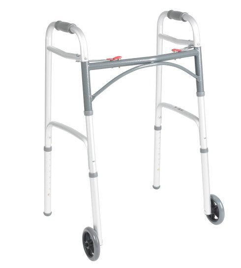 McKesson Junior Aluminum Folding Walker, 25 Ã 32_ Inch Height